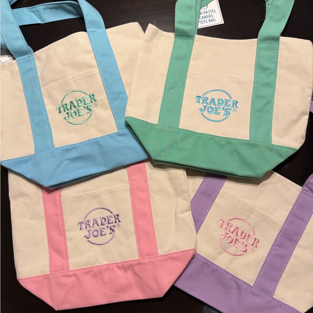 Trader Joe's Canvas Tote Bags